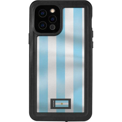 Argentina Soccer Flag iPhone 12 Pro Waterproof Case